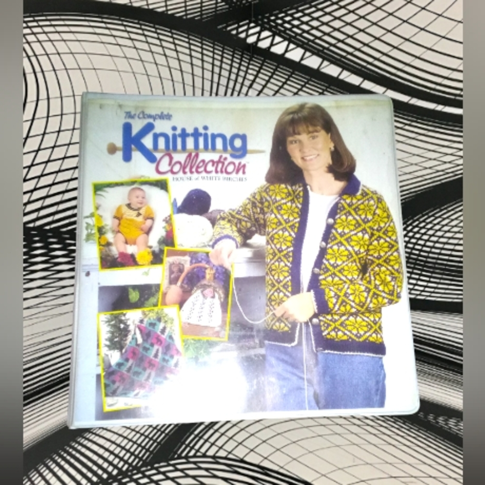 Vintage The Complete Knitting Collection Binder Organizer